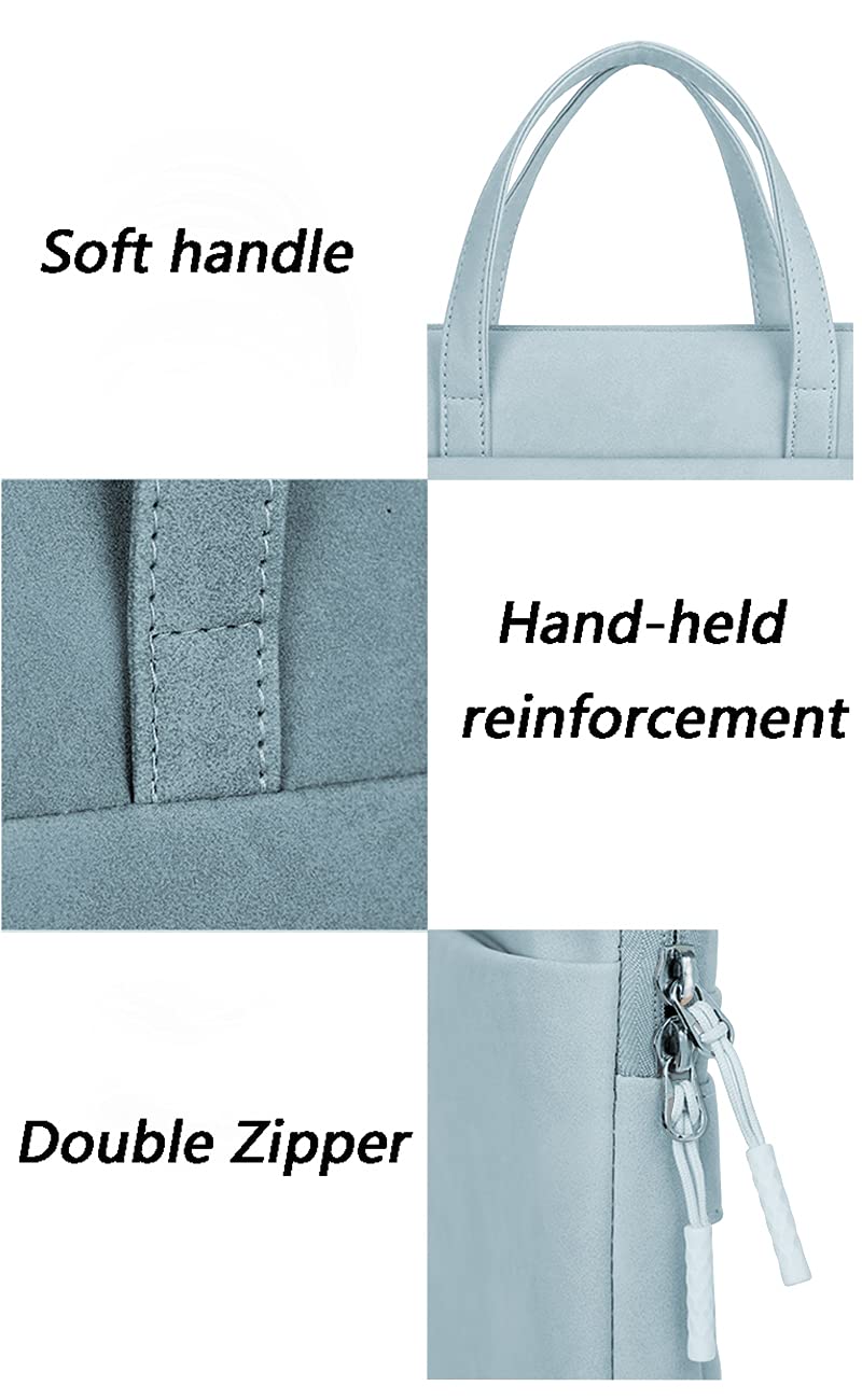 **15.6 Inch Waterproof Laptop Briefcase Bag - Slim & Lightweight with Handle, 360° Protective Laptop Sleeve for MacBook Pro, MacBook Air & Notebook Computers - Perfect for Travel, Office & School**