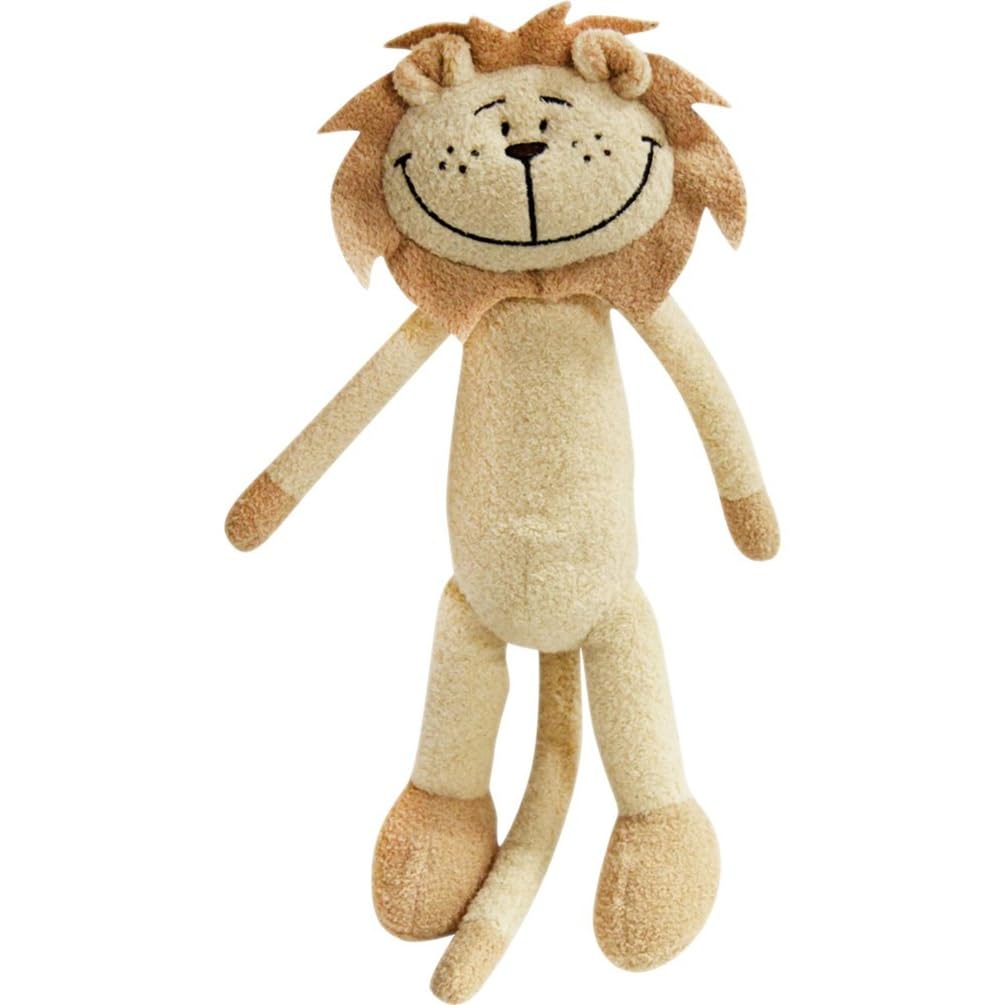FouFou Dog Tall Lion Plush Animal Toy - Soft Stuffed Lion for Kids, Pet Dog Chew Toy & Nursery Decor - Perfect for Playtime, Cuddling & Home Decoration