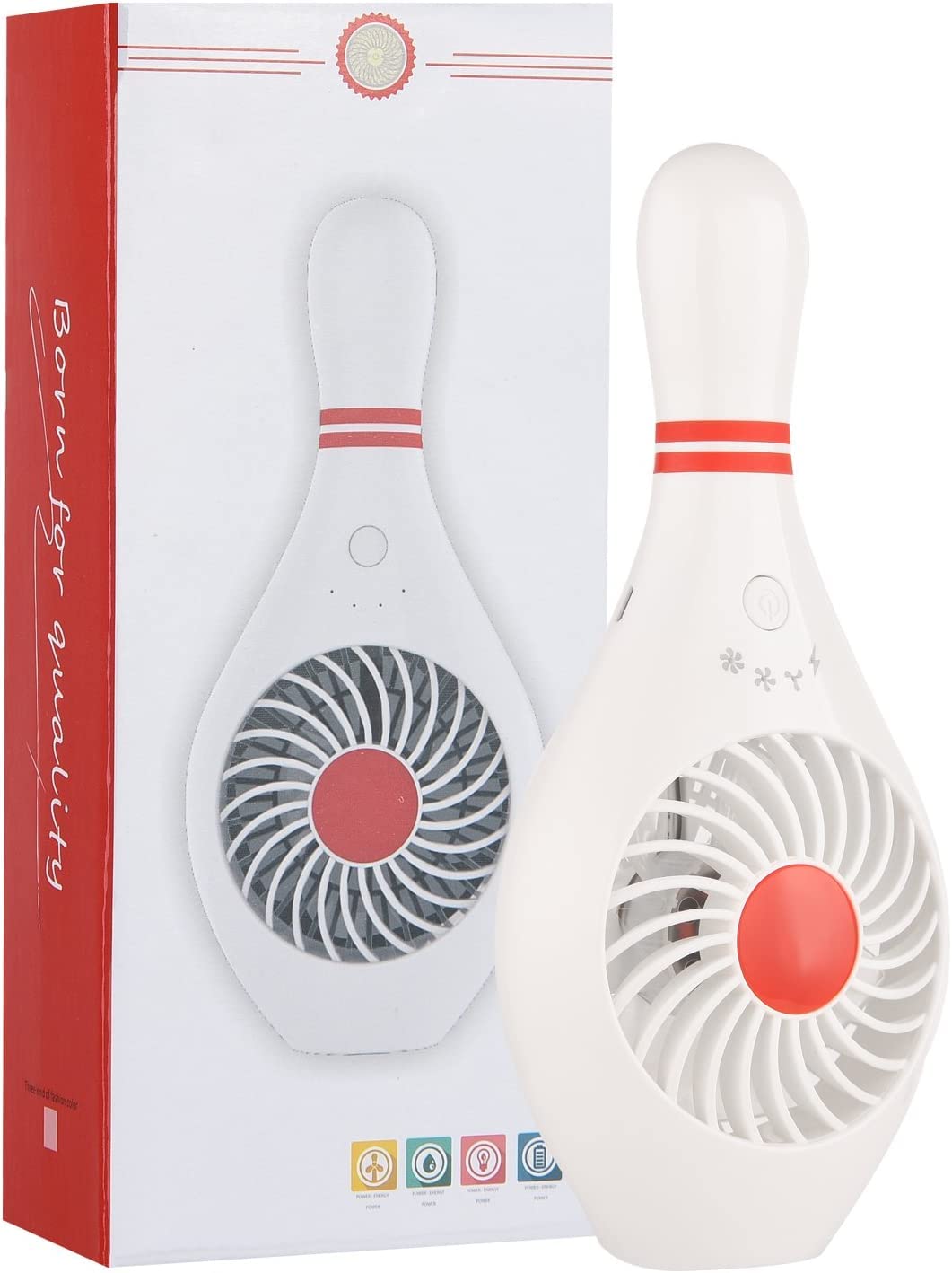 Portable USB Handheld Fan - Mini Personal Cooling Fan for Home, Office, Travel, Gym & Makeup | Rechargeable Battery Operated Small Fan | Perfect for Summer, Sports, Outdoor Activities & Gift Giving