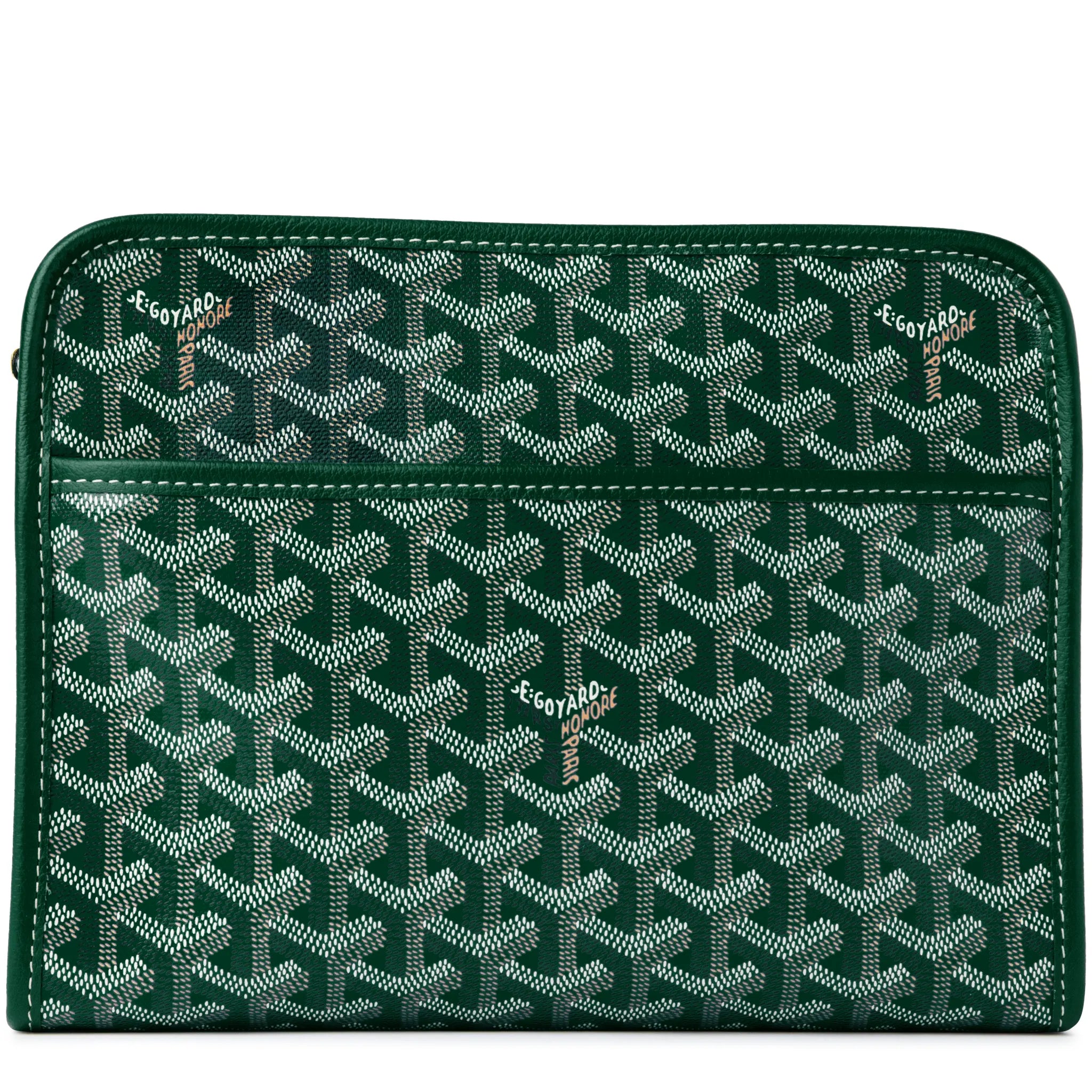 Goyard Jouvence MM Green Washbag | Luxury Travel Cosmetic Case | Perfect for Travel, Gym & Everyday Use
