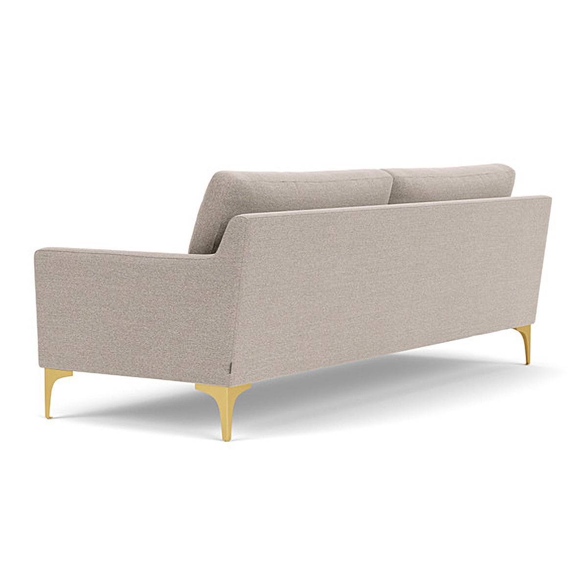 Astha Fabric 3-Seater Sofa - Modern Living Room Furniture for Small Spaces | Comfortable Couch for Apartments, Dorm Rooms & Cozy Homes