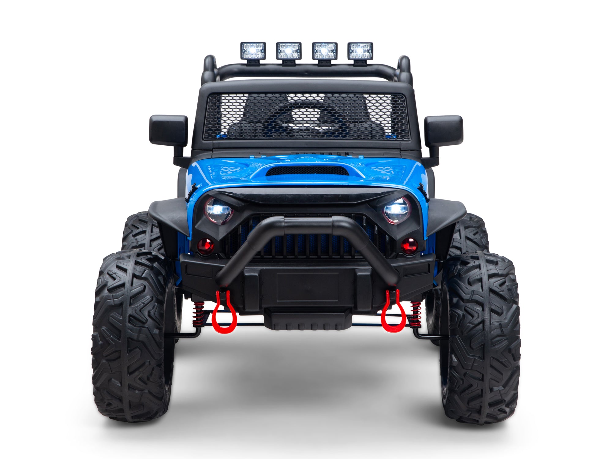 Nighthawk Kids 24V Battery Powered Ride On Truck with Parent Remote Control - Blue Electric Toy Car for Boys & Girls | Outdoor Play, Backyard Fun, Birthday Gift