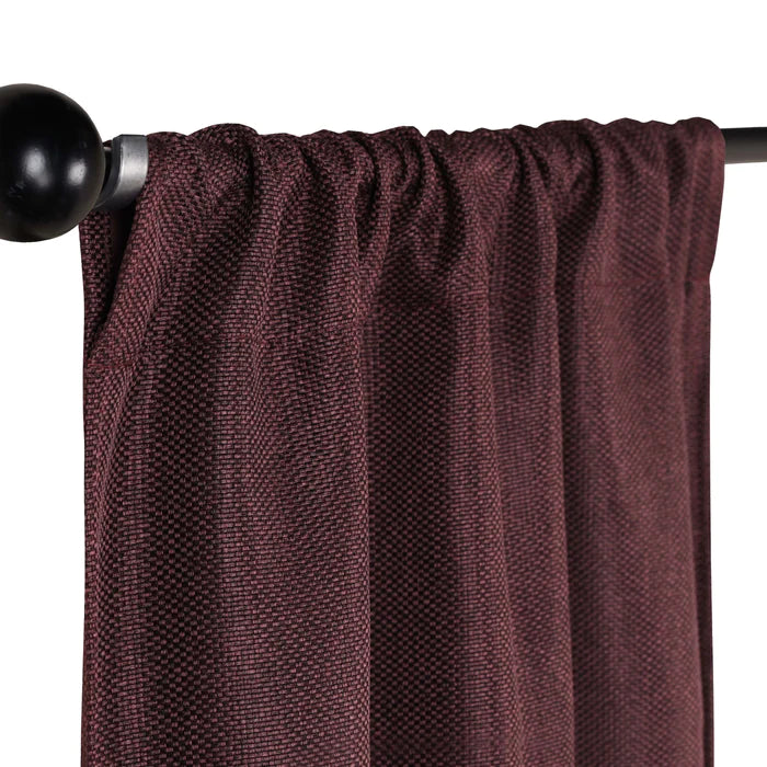 Blackout Curtains Set of 2 Panels - Jaxon Textured Room Darkening Window Drapes for Bedroom, Living Room & Home Theater (54x84 Inches)