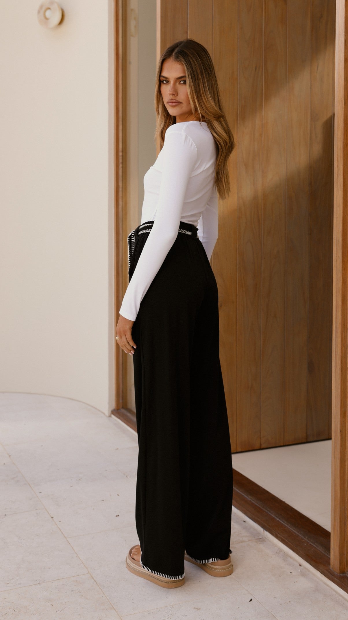 Carrie Pants for Women - Classic Black High Waisted Trousers | Office Wear, Business Casual & Everyday Outfits