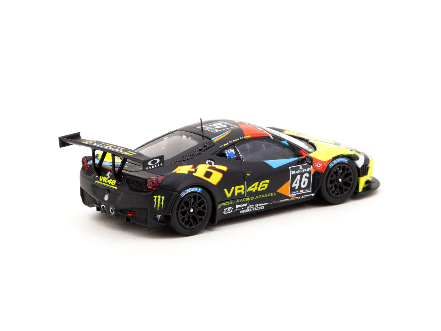 1/64 Scale Ferrari 458 Italia GT3 Blancpain Endurence Series 2012 - Nurburgring #46 Diecast Model Car by Tarmac Works & IXO Models | Collectible Racing Car for Display & Hobby64 Collection | Perfect for Car Enthusiasts & Model Racing Fans