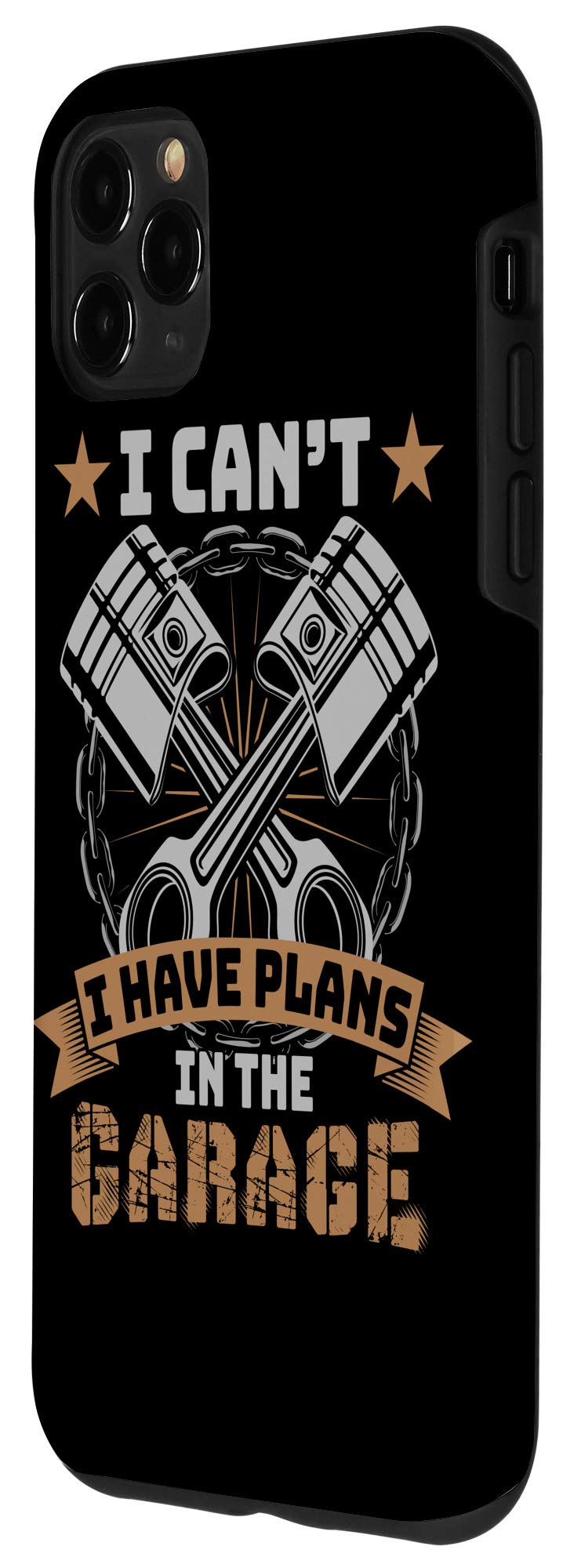 iPhone 11 Pro Max Case - Funny Mechanic Quote Design for Motorcycle & Car Lovers - Durable Protective Cover for Garage Work & Everyday Use
