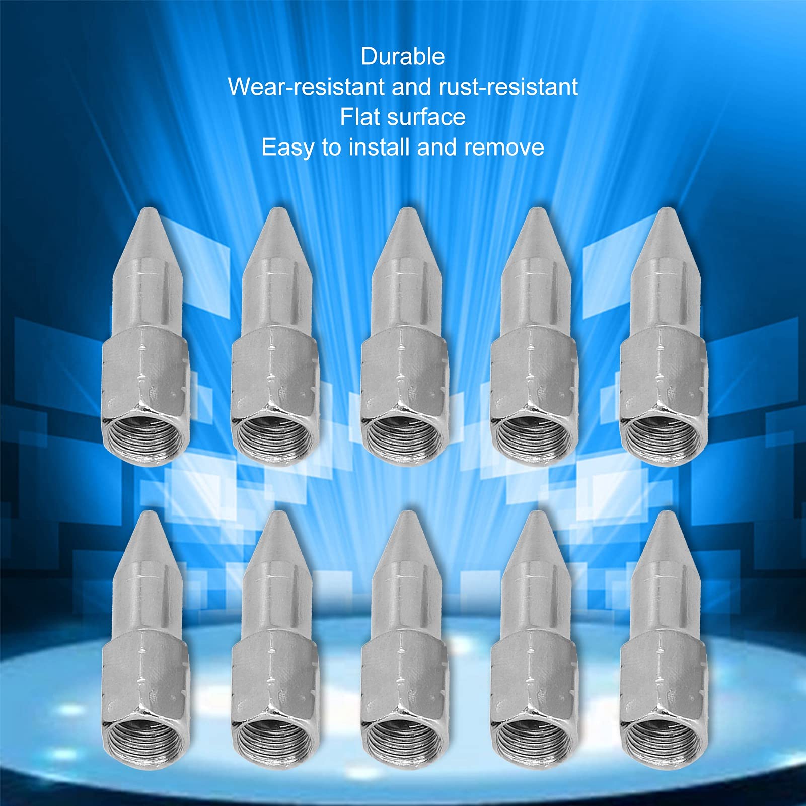 10Pcs Grease Gun Needle Pointed Nozzle Accessories Kit - Manual Grease Fitting Tips for Paint Guns, Lubrication Tools & Automotive Maintenance (Ideal for DIY, Machinery, and Equipment Lubrication)