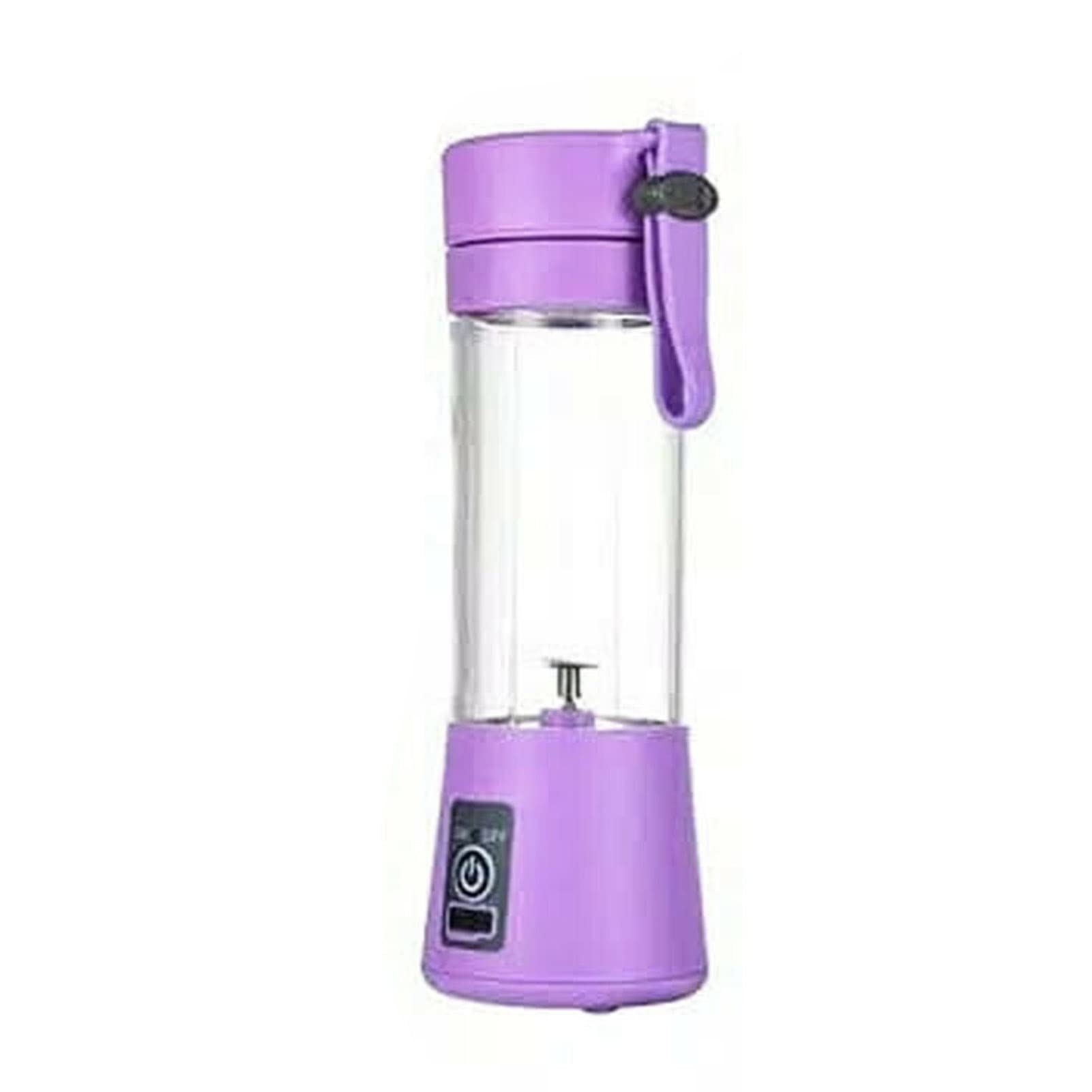 Portable USB Rechargeable Personal Blender - 6 Blade Mini Juicer Cup for Smoothies, Shakes & Fruit Mixing | Home, Office, Gym, Travel & Outdoor Use | Compact Purple Blender for Healthy Drinks On-The-Go