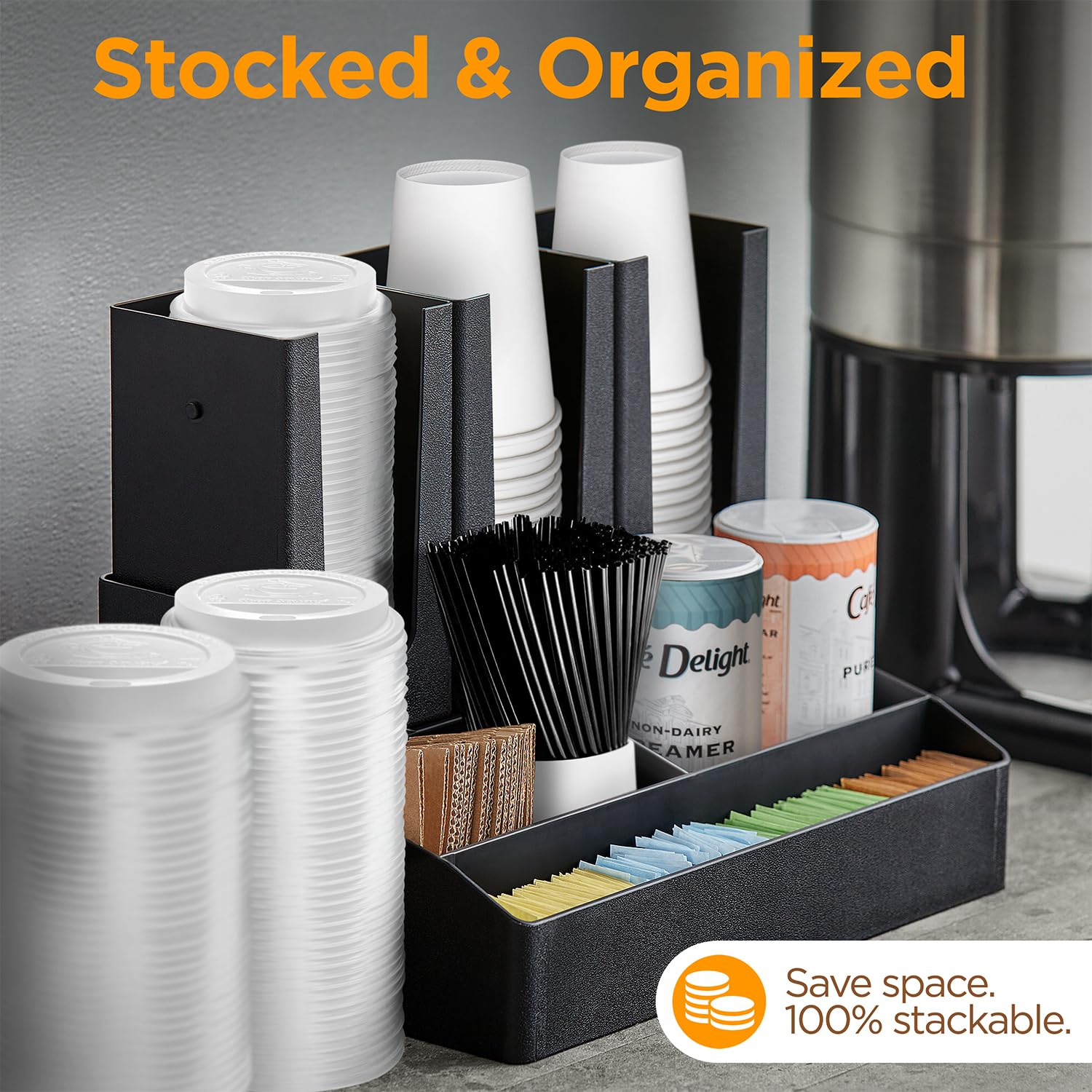 (500-Pack) Disposable Coffee Cup Lids - Fits 8/10/12/16/20/24 oz Paper Cups - White Dome Lids for To-Go Beverages, Coffee, Tea, Hot Chocolate - Perfect for Cafes, Offices & Takeout Services