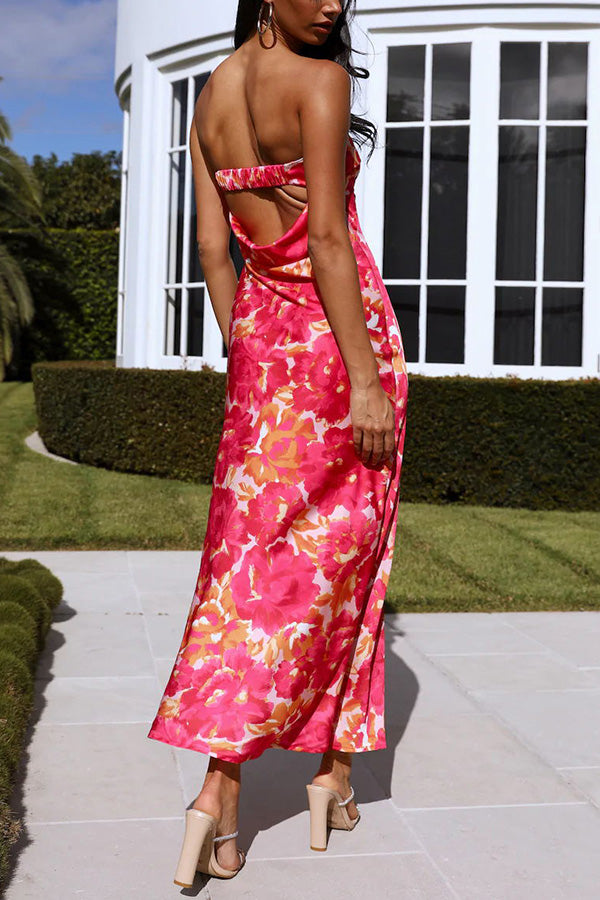 Floral Off Shoulder Maxi Dress for Women - Elegant Summer Beach Wedding Party Dress | Perfect for Vacations, Date Nights & Special Occasions