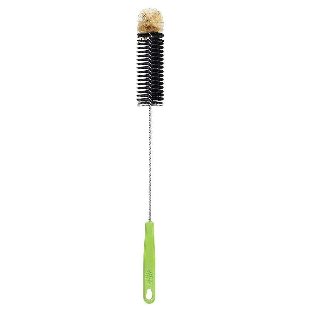 16in Flexible Bottle Brush with Long Handle - Durable Cleaning Brush for Narrow Neck Bottles, Baby Bottles, Flasks, Pitchers & Vases - Perfect for Kitchen, Baby Care, Bird Feeders & Home Cleaning