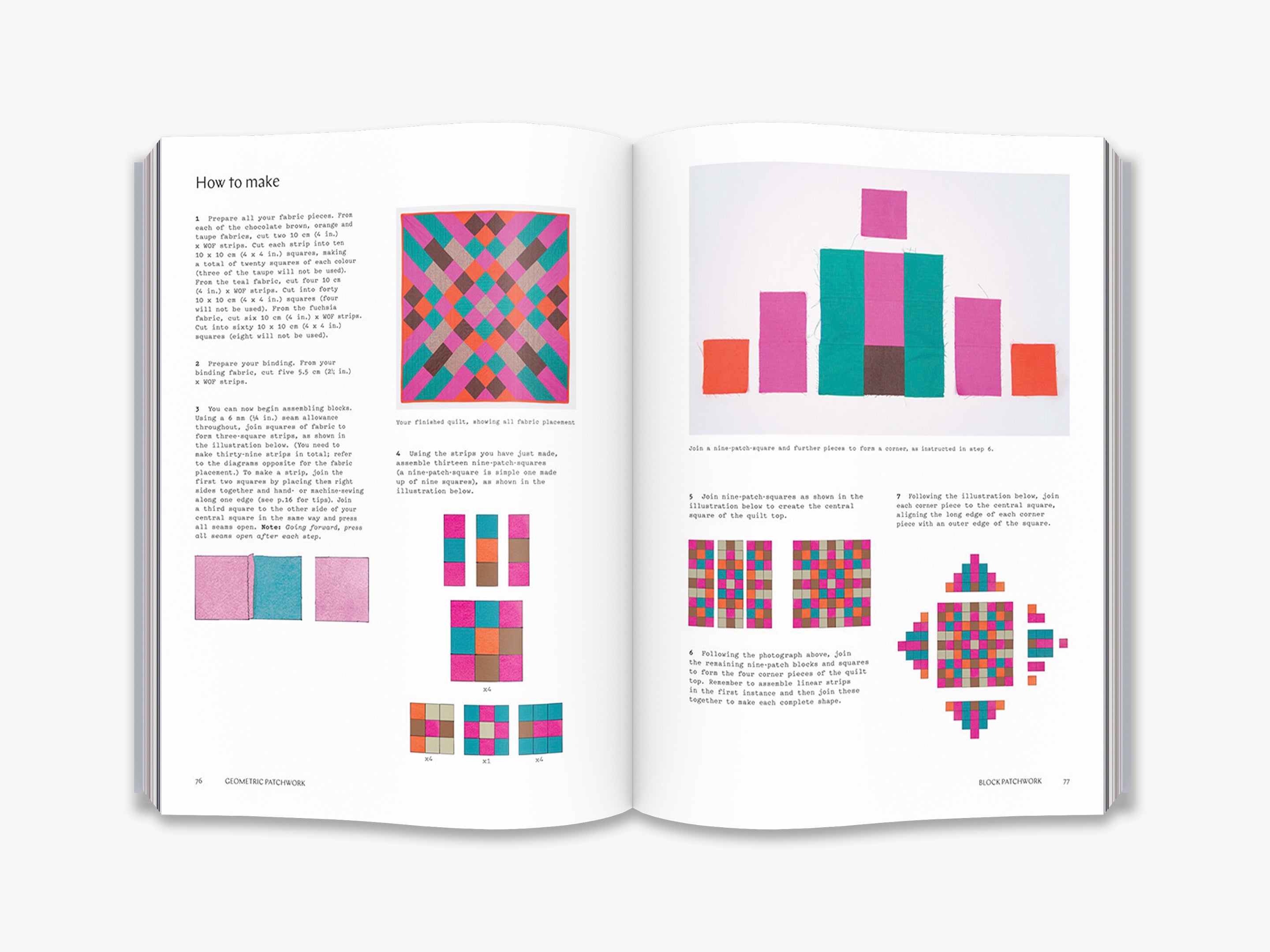 Patchwork and Quilting Maker's Guide - Essential Techniques for DIY Quilt Making | Perfect for Home Decor, Gifts & Craft Projects