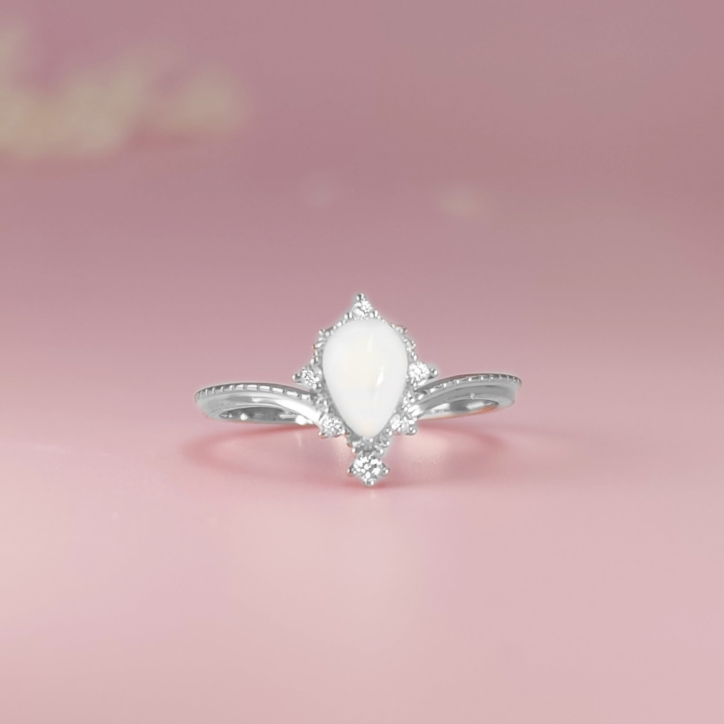 Milk Whisper Breastmilk Ring - Sterling Silver Nursing Jewelry for Breastfeeding Moms - Perfect Gift for New Mothers & Lactation Support - Wear as a Keepsake or Nursing Reminder