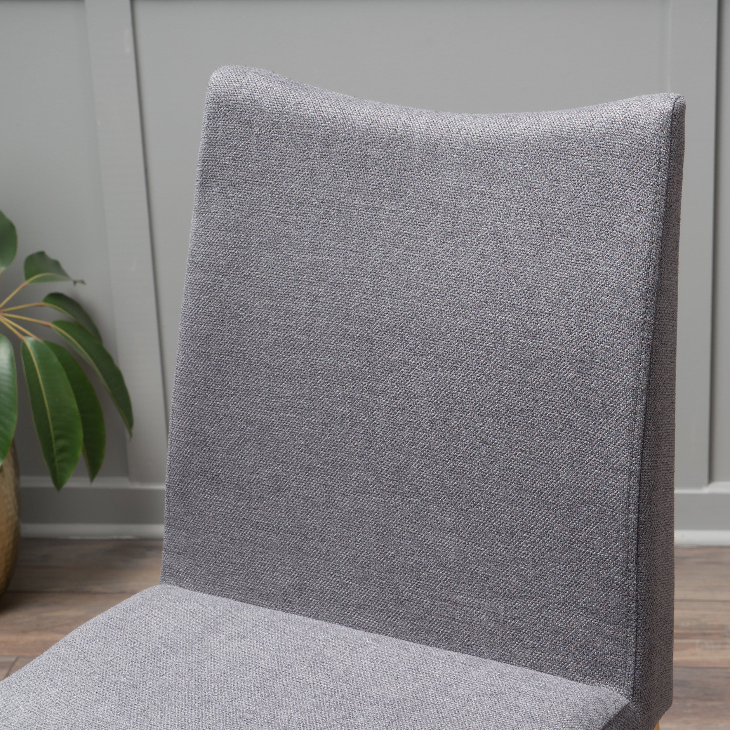 Modern Dining Chairs Set of 2 - Comfortable Kitchen Chairs with Padded Seat - Perfect for Dining Room, Kitchen, Breakfast Nook & Small Spaces