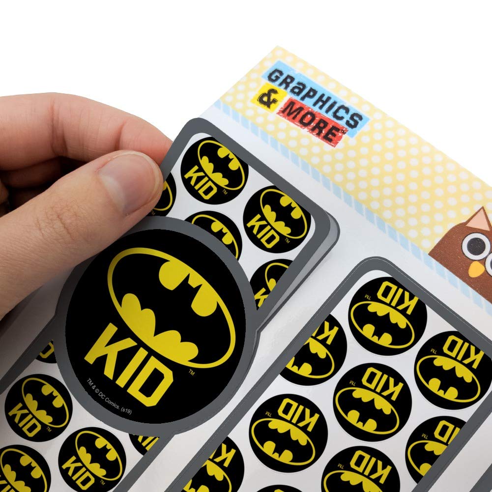 Batman Bat Kid Shield Logo - Set of 3 Glossy Laminated Bookmarks for Comic Book Fans, Readers & Collectors - Perfect for Gifts, Book Lovers & School Supplies