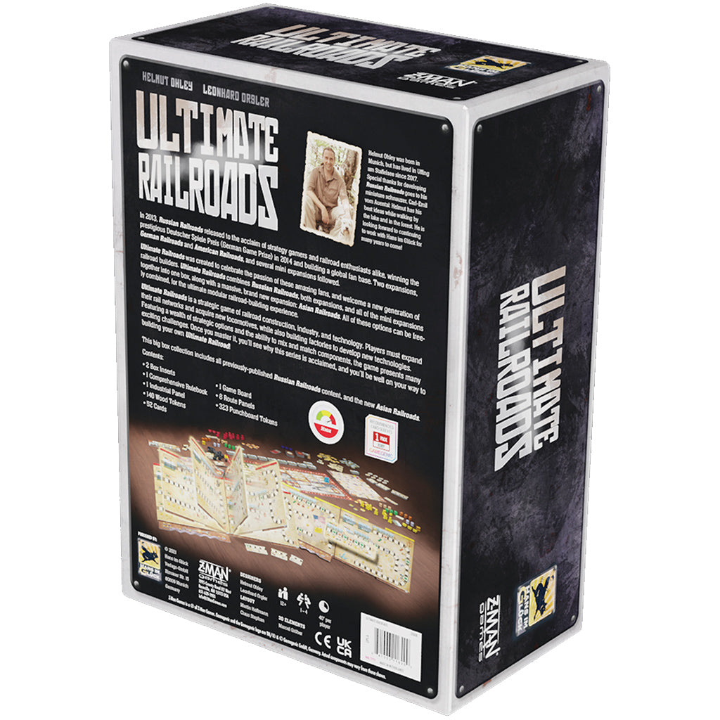 Ultimate Railroads Board Game - Strategy Train Game for Adults & Families | Perfect for Game Nights & Family Gatherings