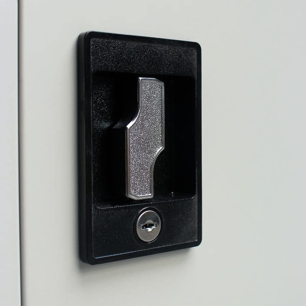 2-Door Locking Metal Storage Cabinet - 35.4