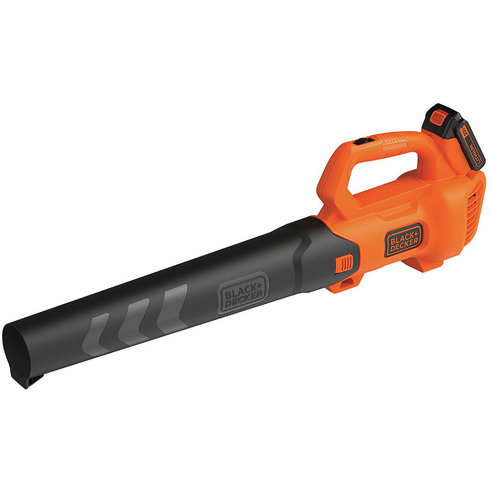 BLACK+DECKER 20V Cordless Leaf Blower with 2.0Ah Battery, 125 MPH Air Speed - Lightweight Yard Tool for Lawn Care, Leaf Removal & Outdoor Cleaning (Model BCBL700D1)