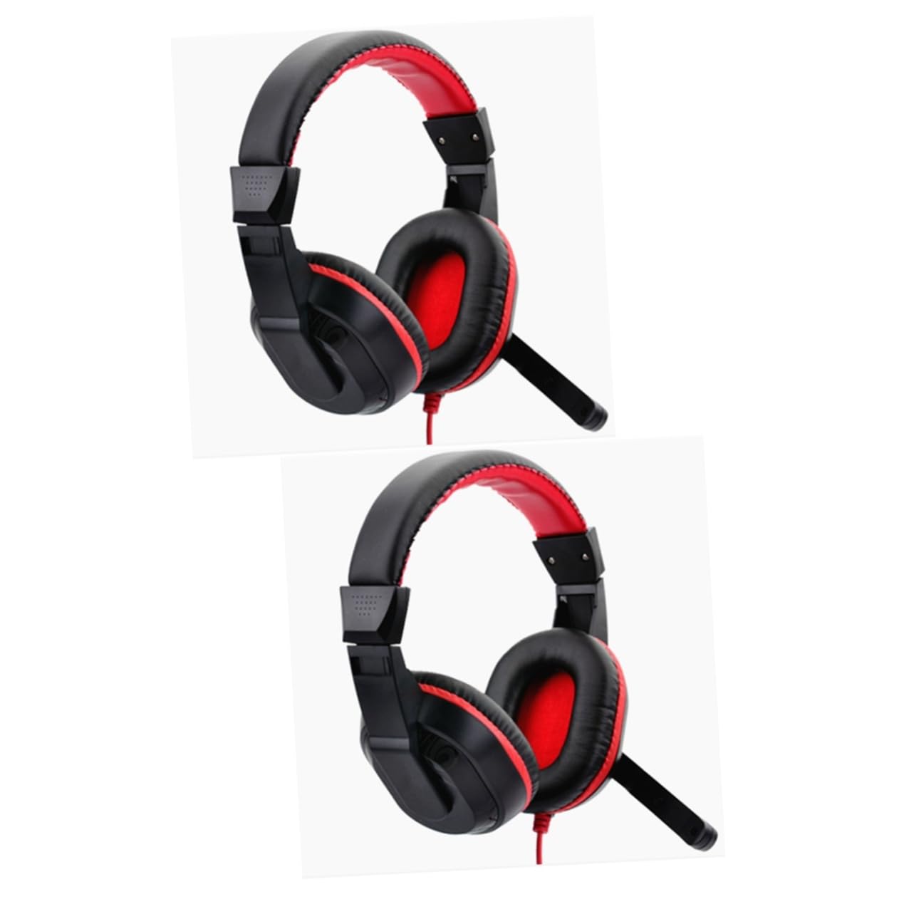 ABOOFAN 2-Pack Wired Over-Ear Headphones with Noise Cancelling - Stereo Sound for Computer, Laptop, Gaming & Office Use - Comfortable Ear Cushions for Long Listening Sessions