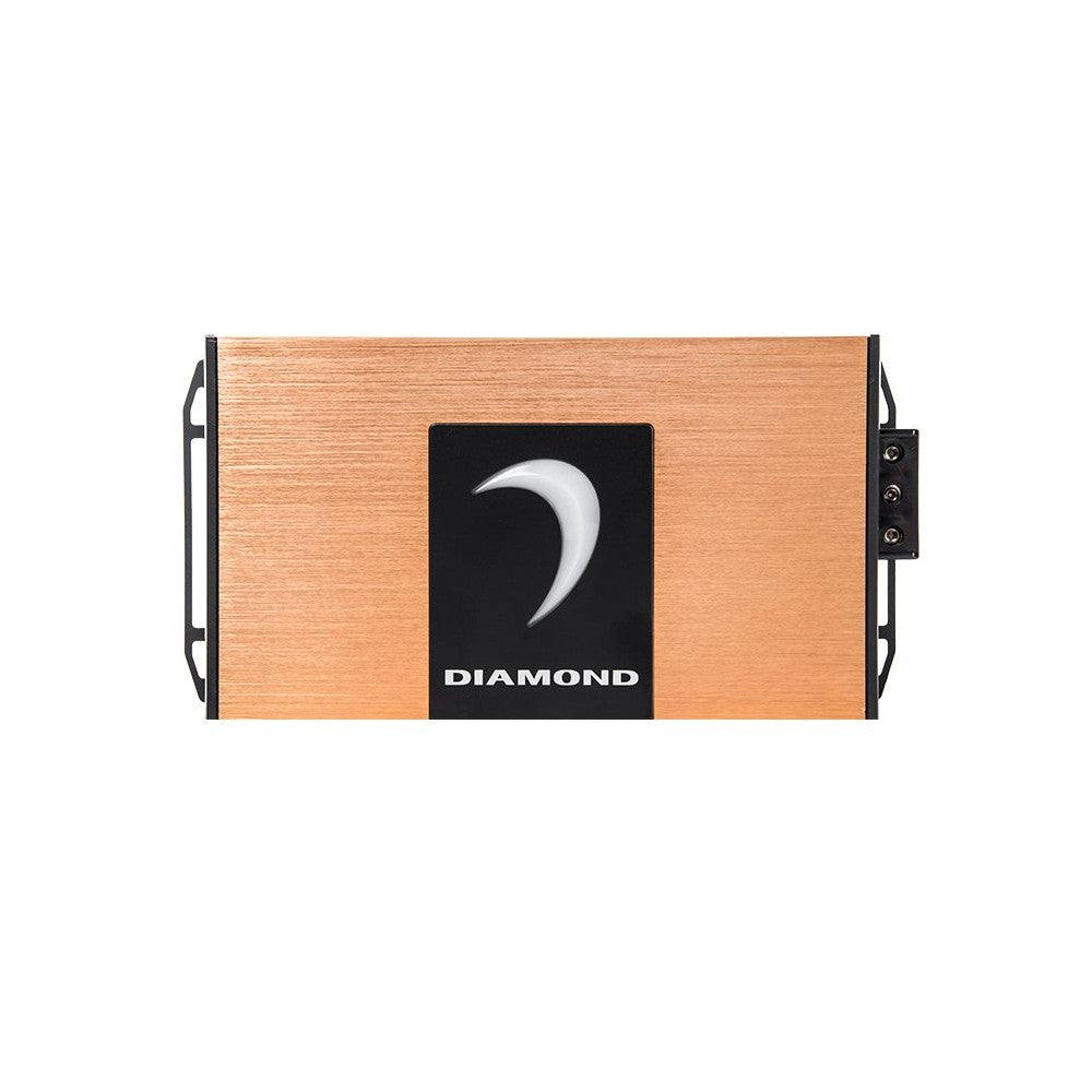 Refurbished Diamond Audio MICRO2V2 500W RMS 2-Channel Class D Full Range Car Amplifier - High Power Audio Boost for Cars, Trucks & SUVs - Perfect for Upgrading Factory Sound Systems or Adding Bass