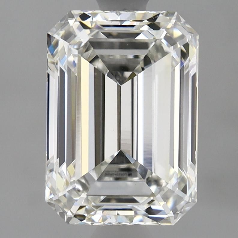 2.55 Carat F VVS2 Emerald Cut Lab-Grown Diamond | Elegant Engagement Ring & Wedding Jewelry