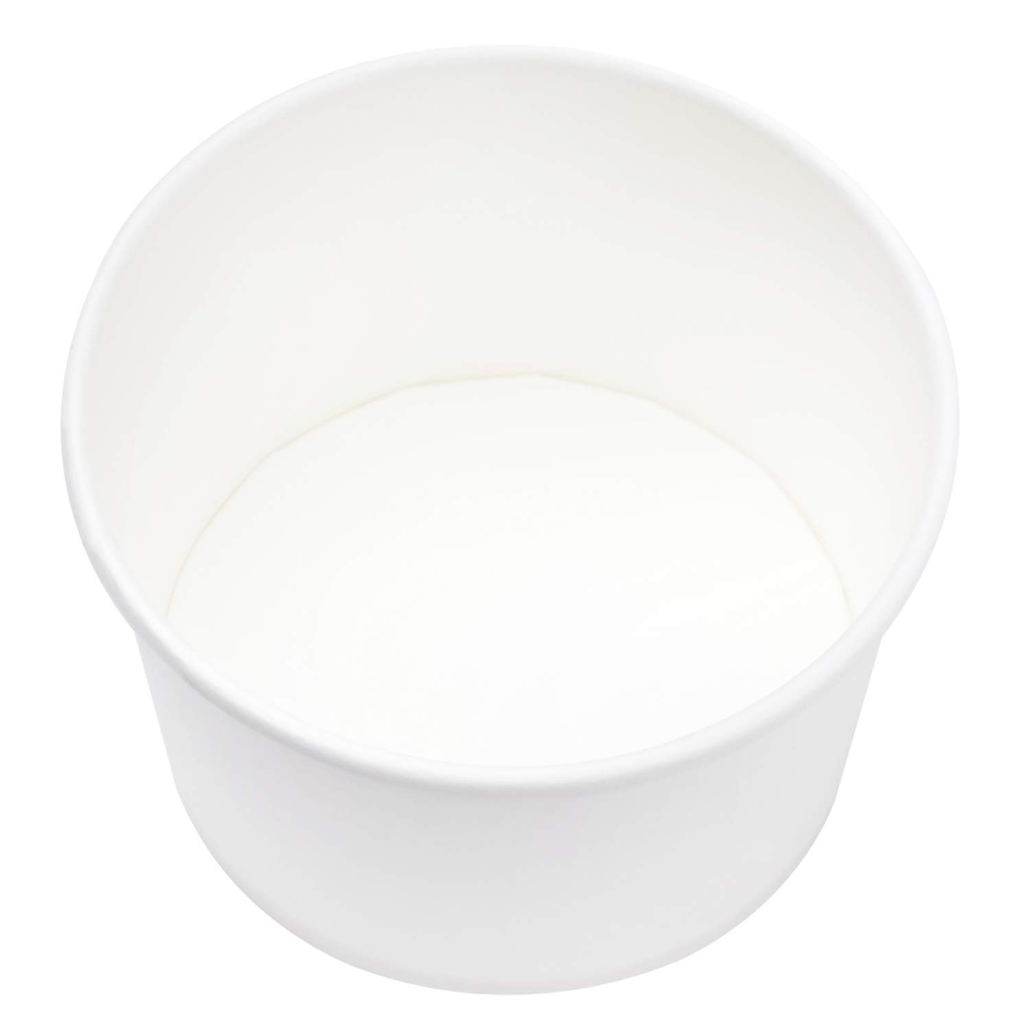 Karat Earth KE-KDP8W 8oz White Paper Food Containers - 1000 Pack | Eco-Friendly Disposable Takeout Boxes for Restaurants, Catering & Parties