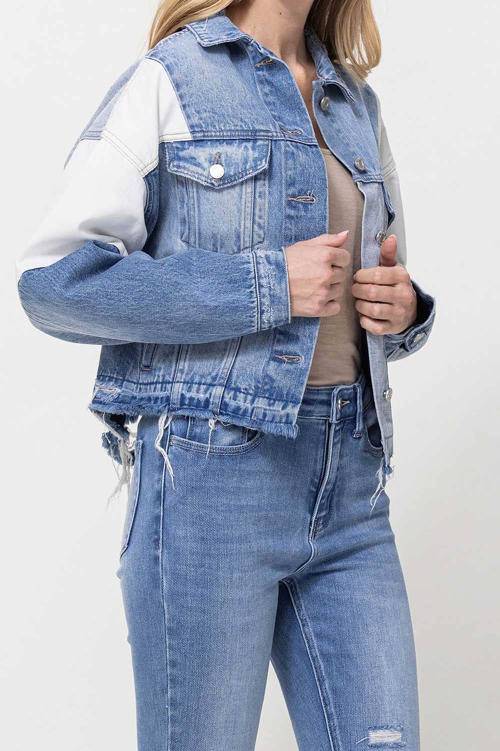 Alice Women's Denim Jacket - Stylish & Comfortable for Casual Outfits, Layering, and Everyday Wear