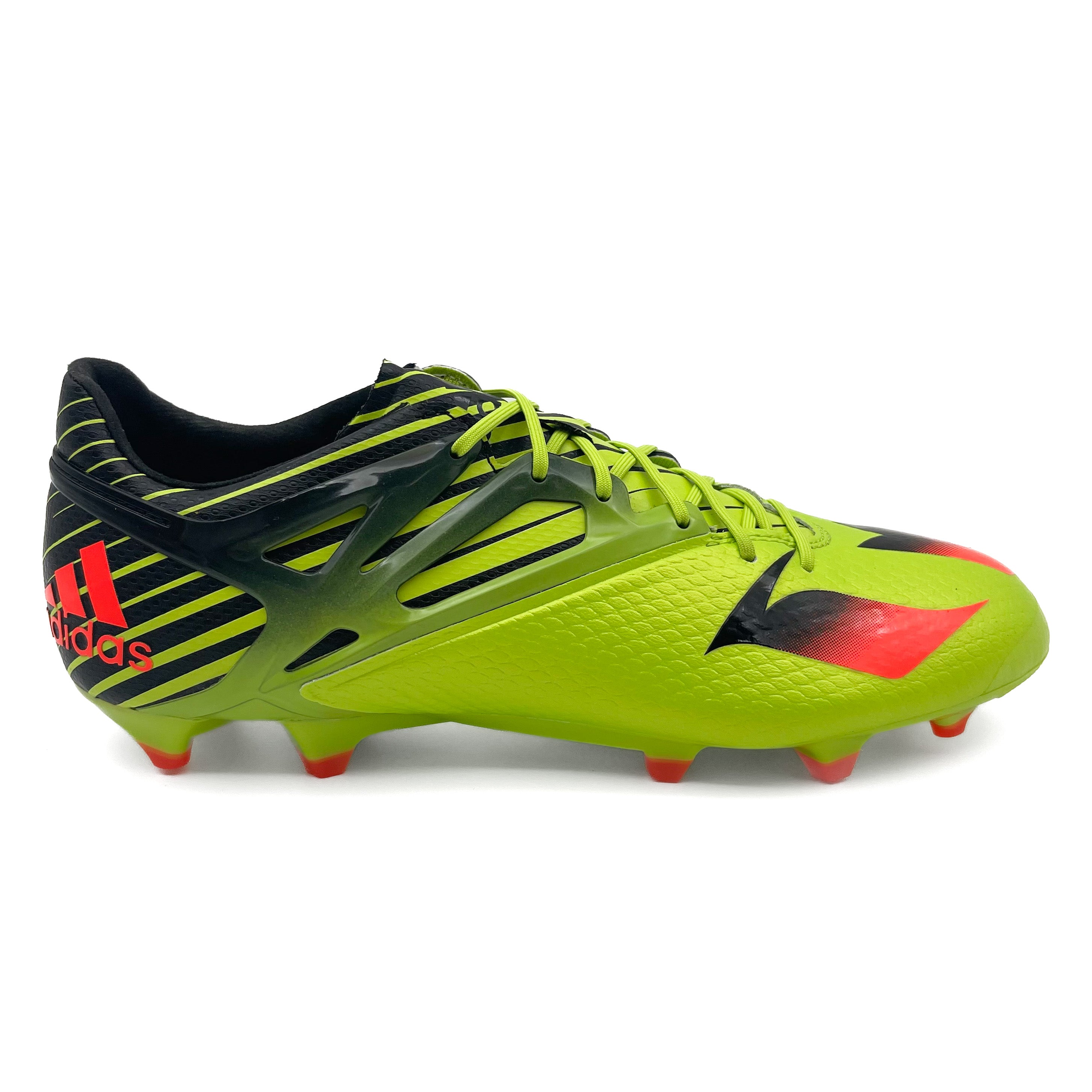 Adidas Messi Nemeziz 15.1 FG Soccer Cleats - Semi Solar Slime Color - Lightweight Football Boots for Firm Ground - Perfect for Training & Matches