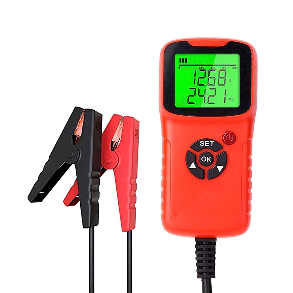 Belity 2000CCA Car Battery Charger & Tester Set of 2 - Automatic Voltage Diagnostic Analyzer for Vehicle Battery Maintenance | Perfect for Home Garage, Auto Repair Shops & Roadside Emergency Kits