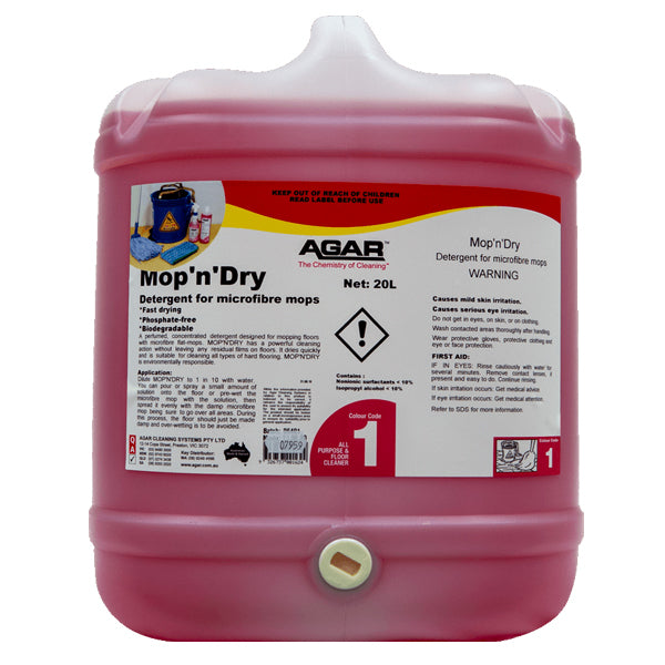 Fast-Drying Agar Mop Detergent - Quick Dry Floor Cleaner for Hardwood, Tile & Laminate - Perfect for Homes, Offices & High-Traffic Areas
