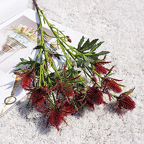 Realistic Artificial Berry Fruit Branches - Wine Red Plastic Fake Flowers for Wedding, Christmas & Fall Decor - Perfect for Centerpieces, Bouquets, and Home Decoration