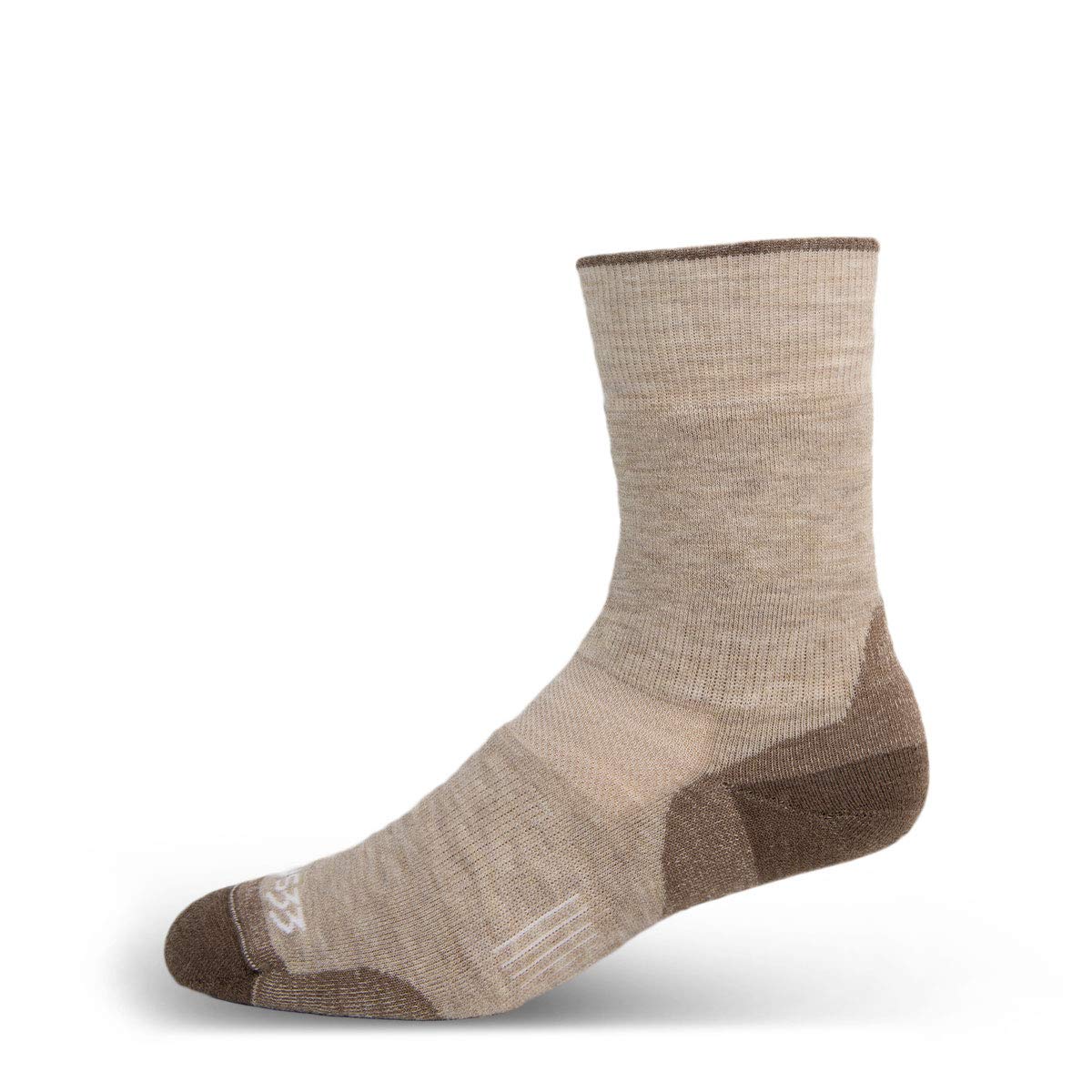 Premium USA Made Merino Wool Hiking Socks for Men & Women - Breathable & Moisture-Wicking Crew Socks for Outdoor Adventures, Trekking & Mountain Climbing - Mountain Heritage Collection