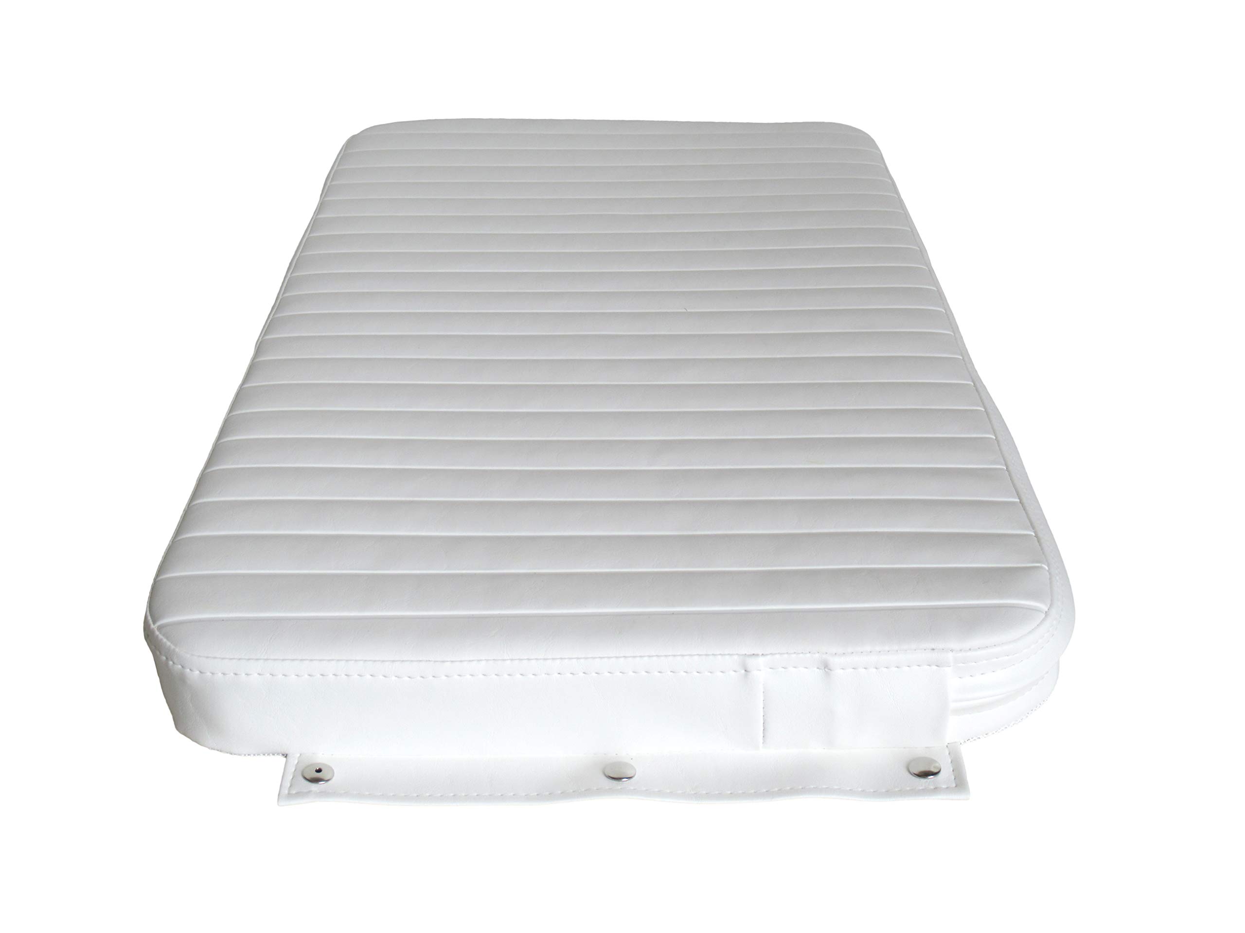 Premium Cooler Seat Cushion for Yeti 24 Roadie Cooler - White | Made in USA | Comfortable Outdoor Seating for Camping, Fishing & Tailgating