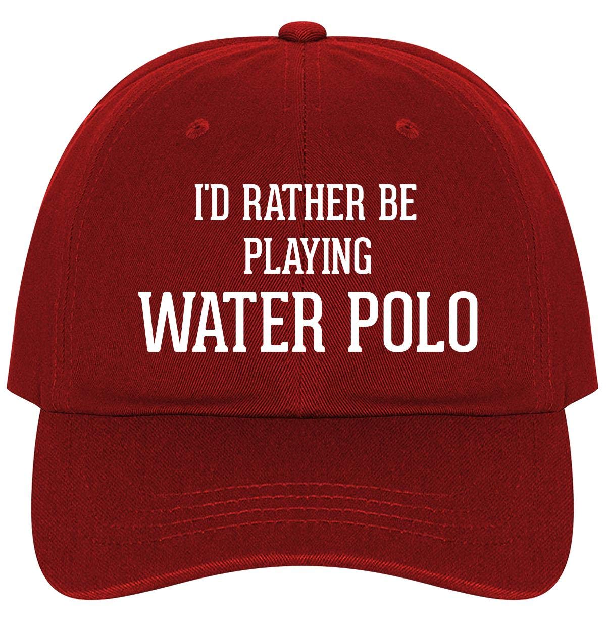 I'd Rather Be Playing Water Polo - Adjustable Dad Hat for Men | Comfortable Cotton Baseball Cap | Perfect for Sports, Outdoor Activities & Casual Wear