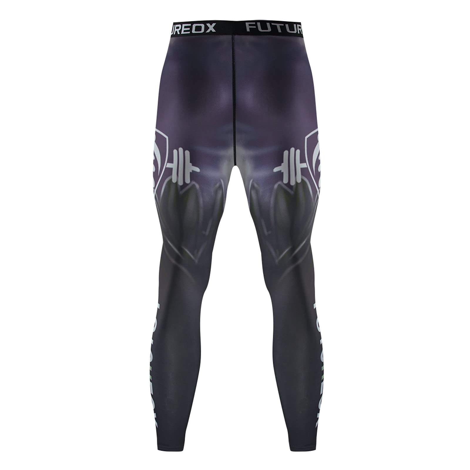 Fossean Men's Compression Leggings - Cool Dry Sport Pants for Running & Training