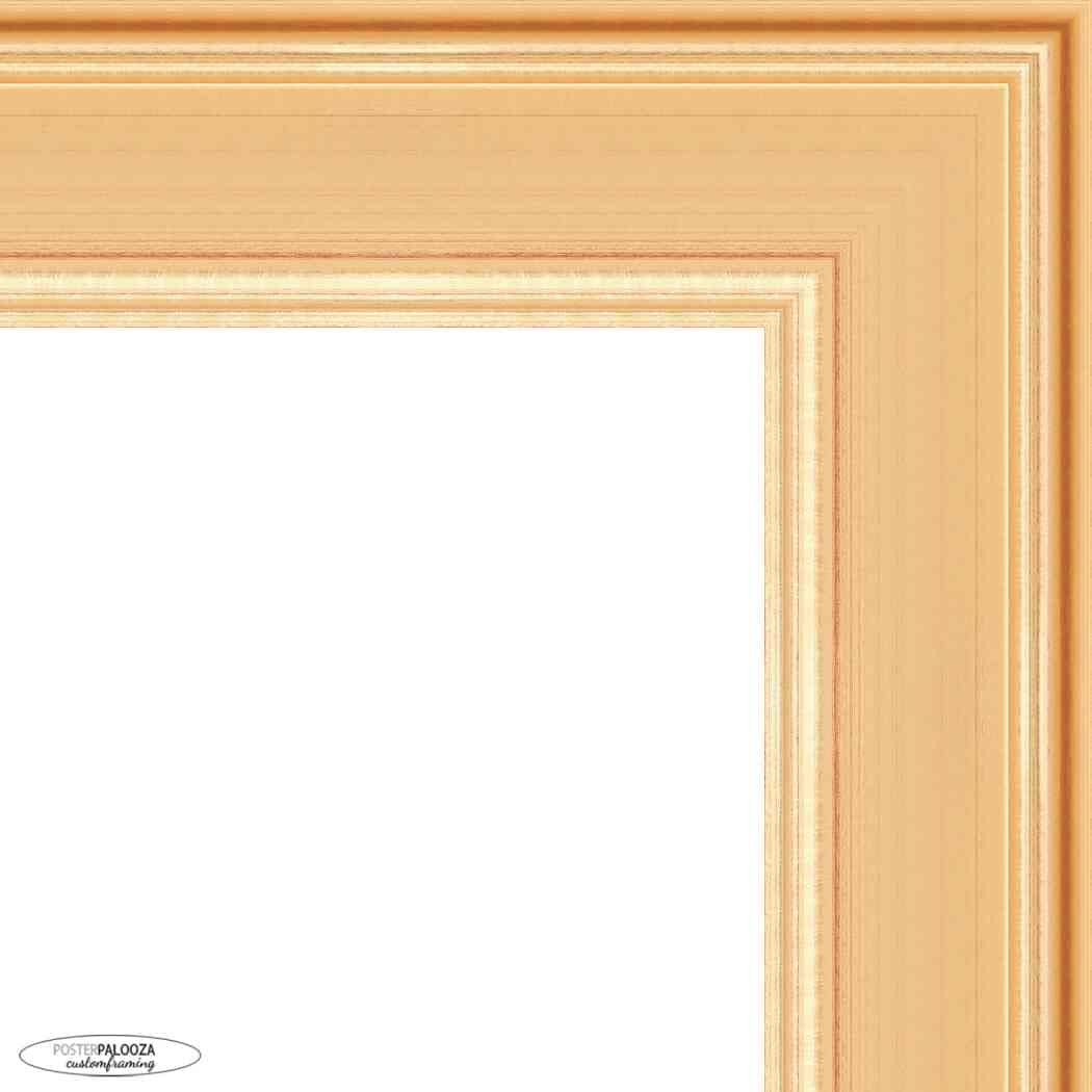 19x15 Plein Air Gold Shadow Box Frame - 1 Inch Deep Interior for Displaying 3D Items - Shatterproof Acrylic Front & Backing with Hanging Hardware - Perfect for Artwork, Memorabilia, Collectibles & Home Decor
