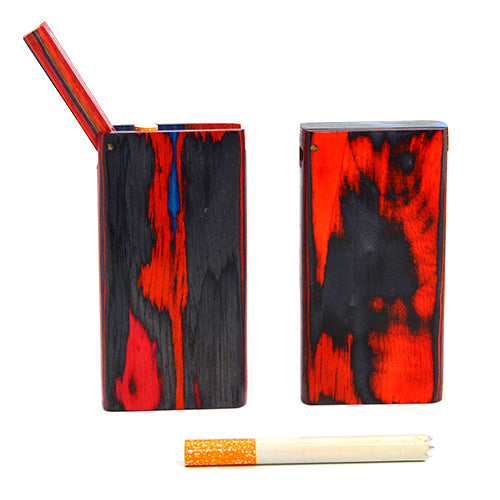 Flip Top Dugout Pipe – Portable One-Hitter with Storage | Compact & Discreet for On-the-Go Smoking | Perfect for Travel, Hiking, and Outdoor Adventures