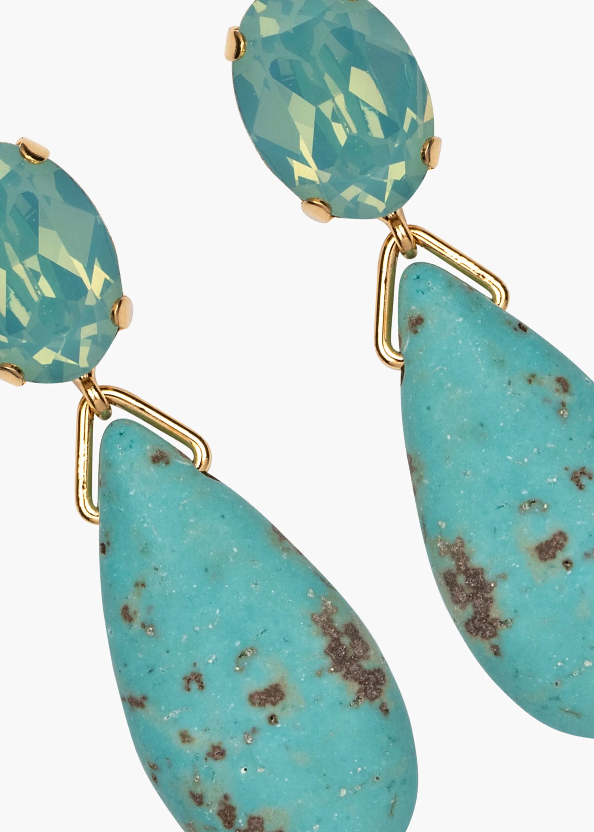 Sanremo Turquoise Earrings for Women – Handmade Boho Chic Jewelry for Casual & Party Wear