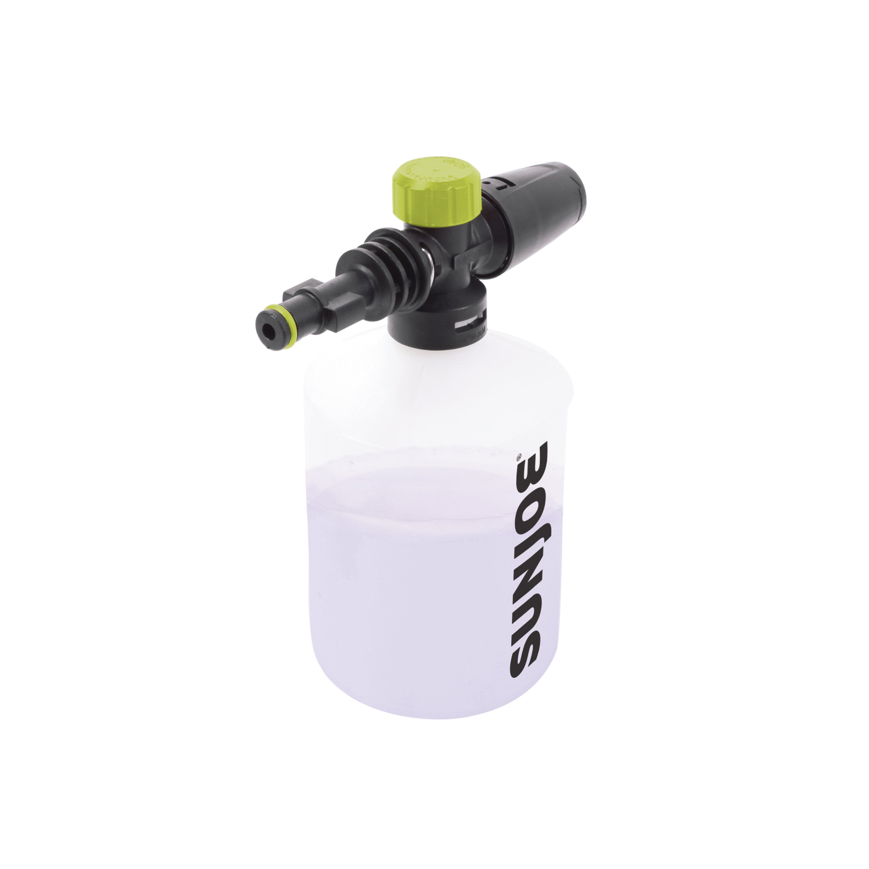 Sun Joe SPX FC26 Adjustable Foam Cannon with Adapters for SPX Series Electric Pressure Washers | 26 Oz. Bottle | Perfect for Car Washing, Home Cleaning & Outdoor Surfaces