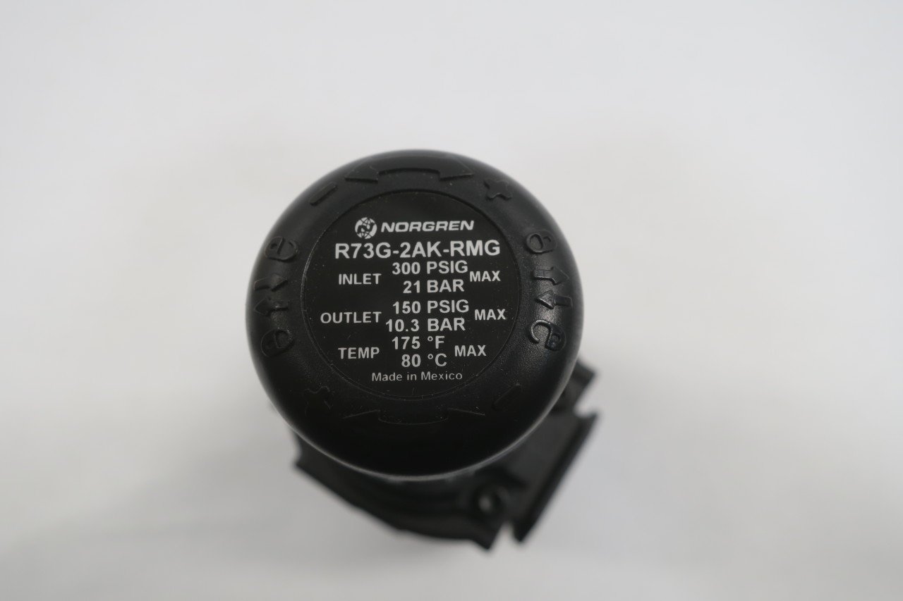 NORGREN R73G-2AK-RMG Air Pressure Regulator - Precision Air Flow Control for Industrial Pneumatic Systems & Automation Equipment