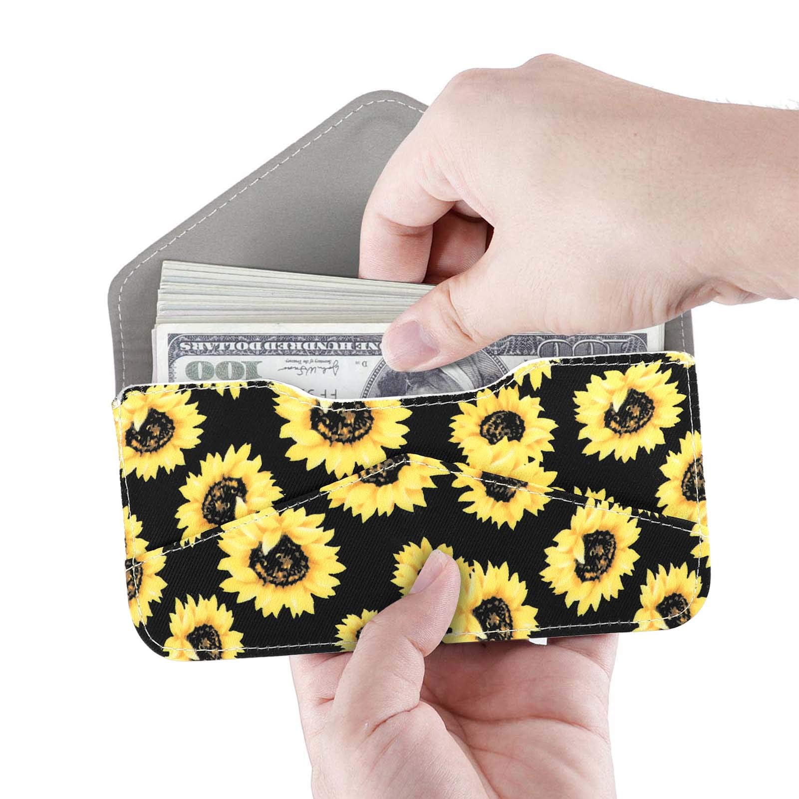 XEYOU Women's Slim RFID Blocking Leather Credit Card Holder - Elegant Envelope Style Wallet for Ladies with ID Window & Cash Pocket | Perfect for Everyday Use, Travel, and Gift Giving