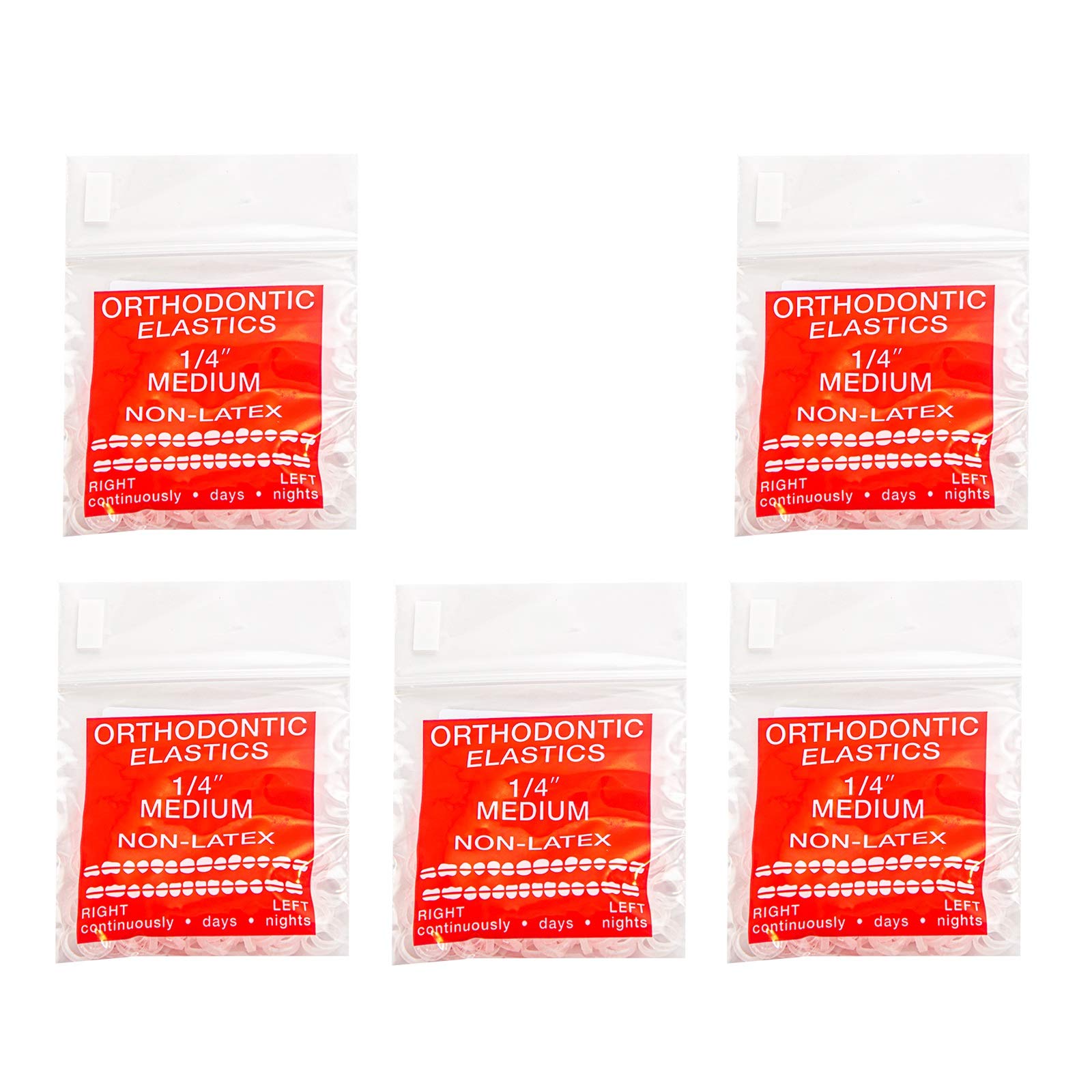 JMU Orthodontic Elastics 1/4