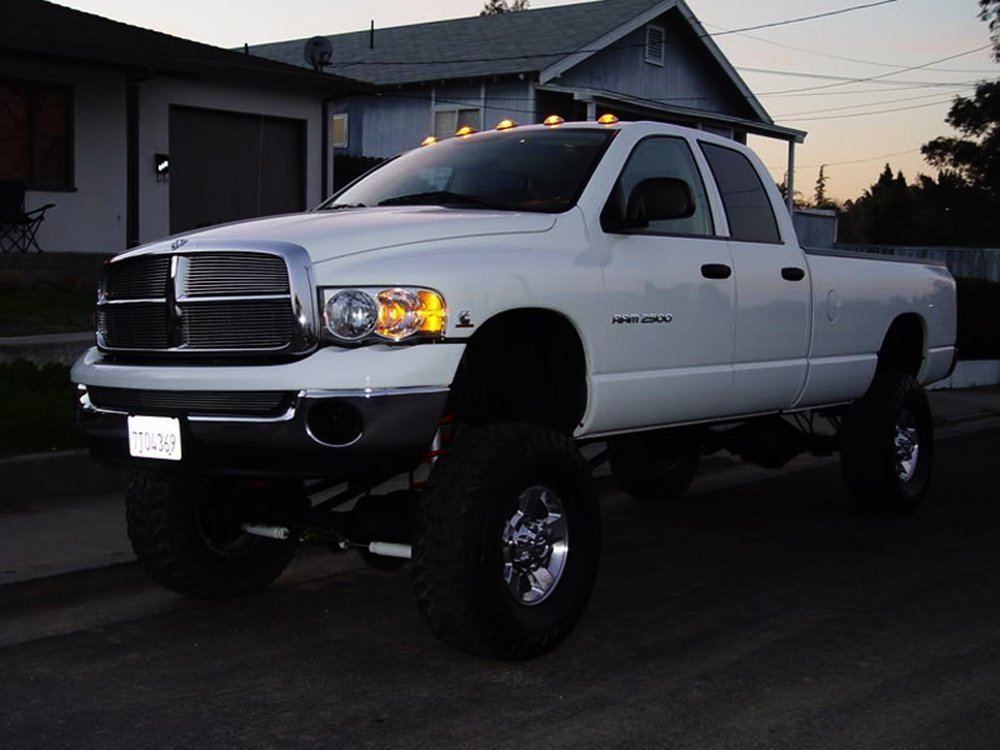 Amber LED Roof Lights for Dodge RAM, Ford F Series, Chevy & GMC Trucks - Clear Lens Cab Lights - Durable Off-Road Lighting for Night Driving & Work Trucks