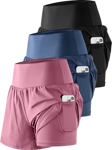 3 Pack: 12# Black & Navy Blue & Purple