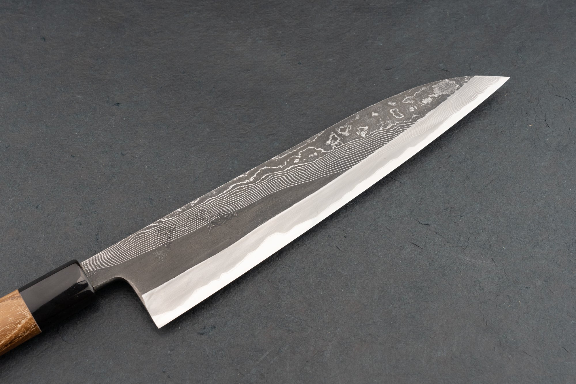 Premium Tsukasa Hinoura River Jump Gyuto 240mm Japanese Chef Knife - High Carbon Steel, Hand-Forged Blade for Professional Cooking & Sushi Preparation