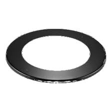 6 Inch Black Trim Collar for Wood Burning Stoves - Heavy Duty Fireplace Accessory for Freestanding Stoves | Perfect for Home Heating & Rustic Decor