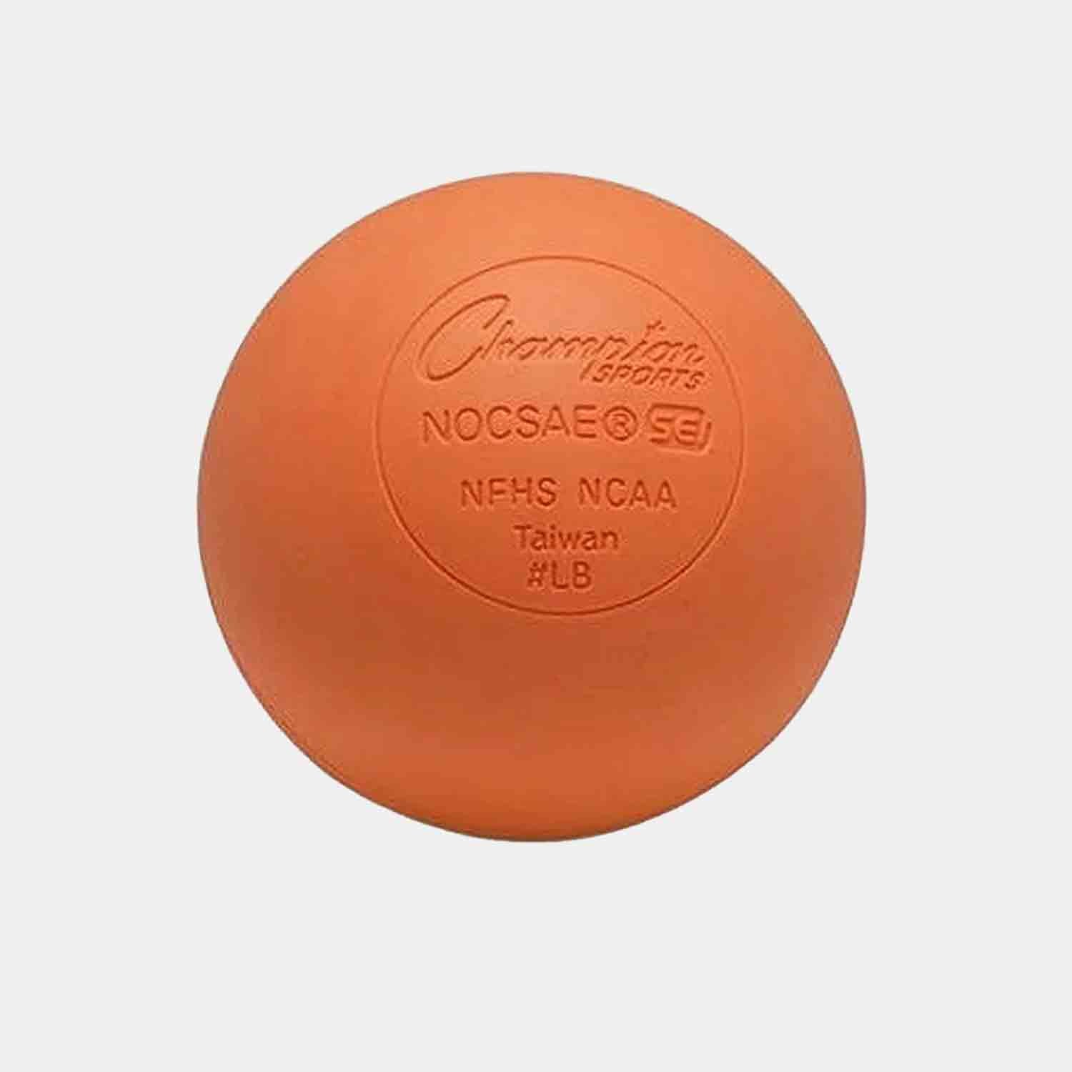 Champion Sports Official Lacrosse Ball - High Performance Game Ball for Training & Competition | Perfect for Men's & Women's Lacrosse, Wall Ball Drills & Practice Sessions