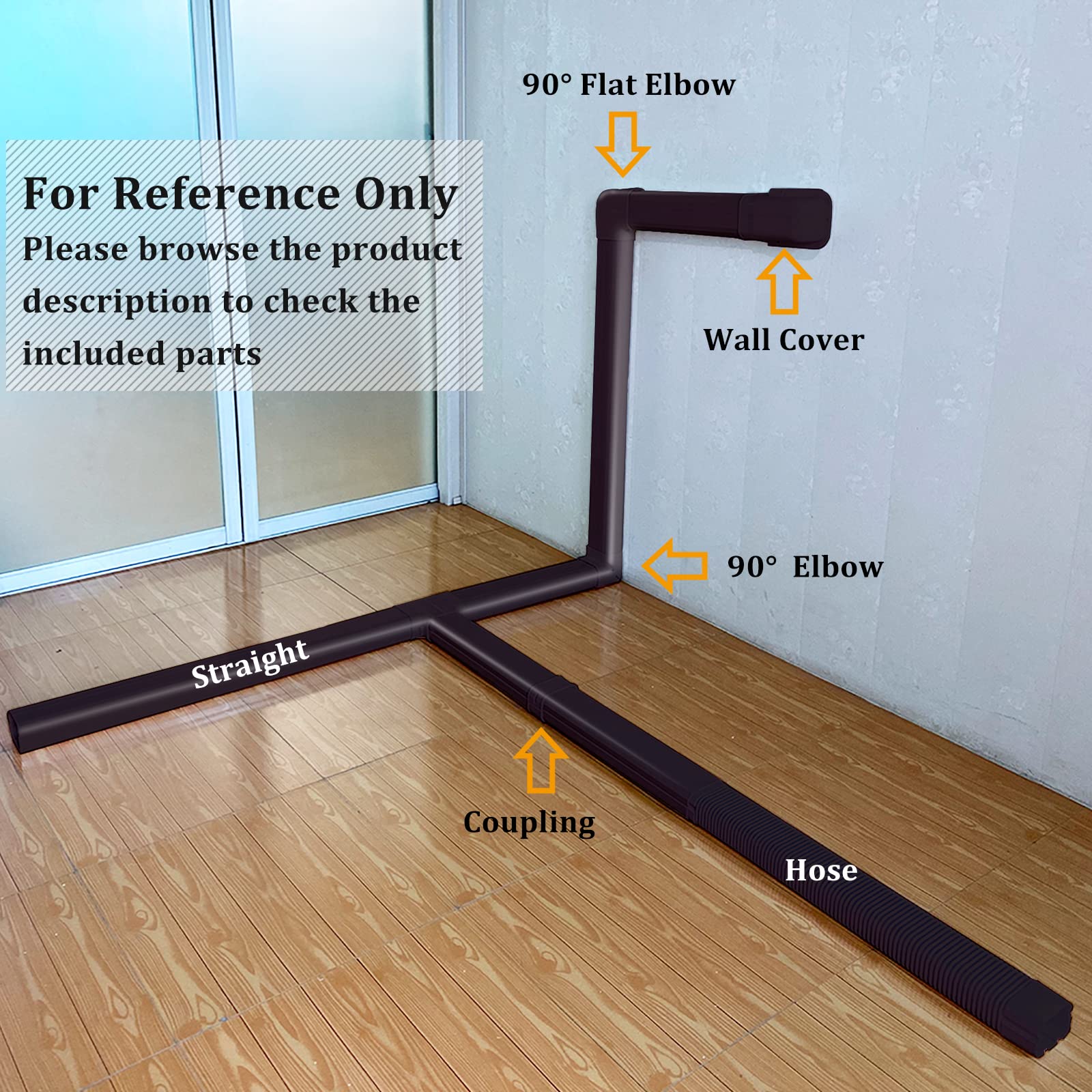 LyPrem 17Ft Mini Split Line Set Cover - 5