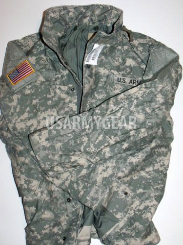 Authentic US Military M-65 Field Jacket with ACU Camo - Cold Weather Army Coat with Detachable Liner & Patches | Tactical Outdoor Wear for Hunting, Camping & Survival Gear