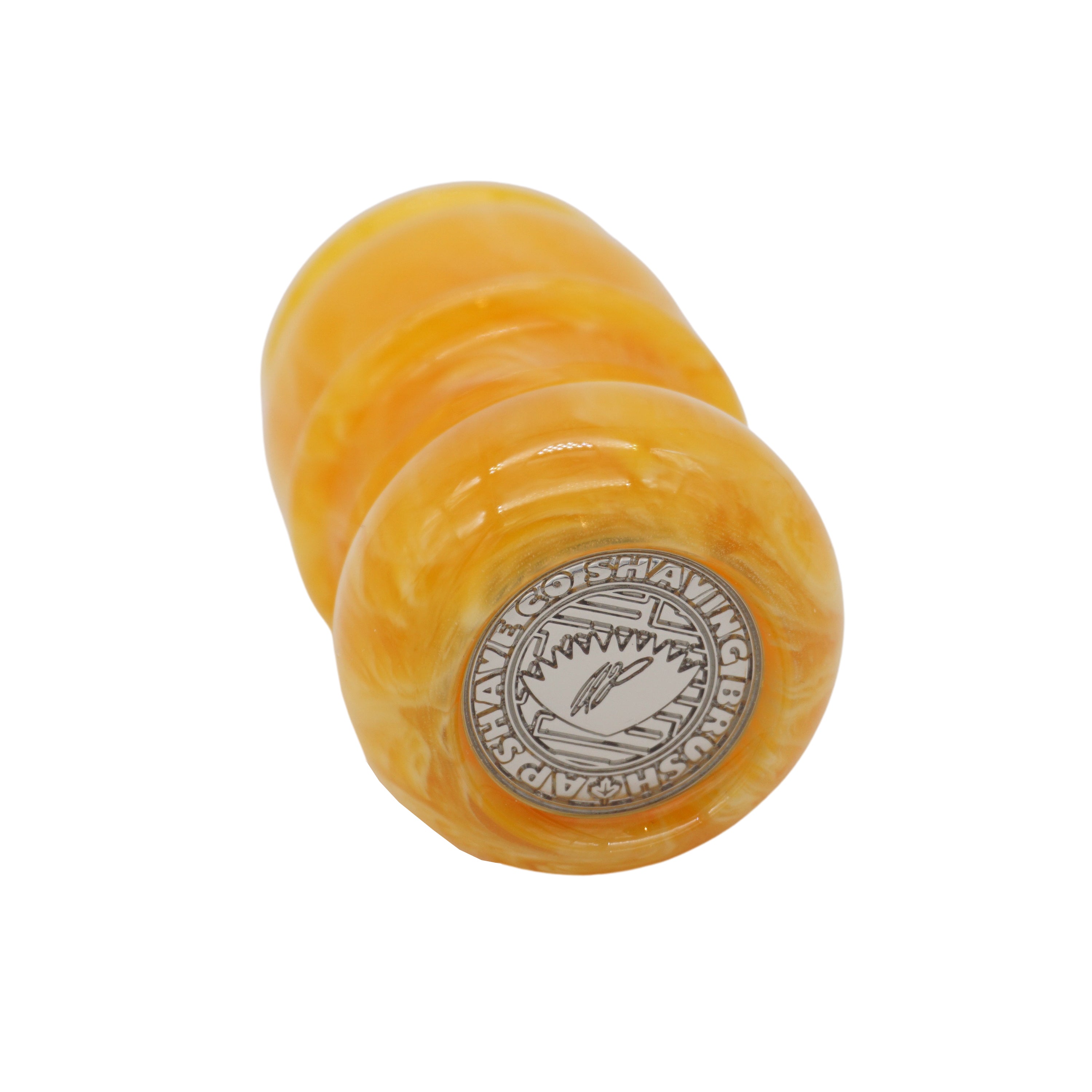 Premium Amber Handcrafted Shaving Brush Handle - Fits 24mm & 26mm Knots - Perfect for Wet Shaving & Grooming Gifts for Men